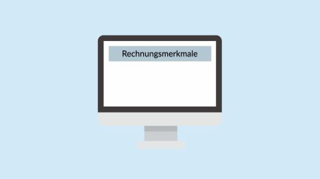 Foto: Rechnungsmerkmale